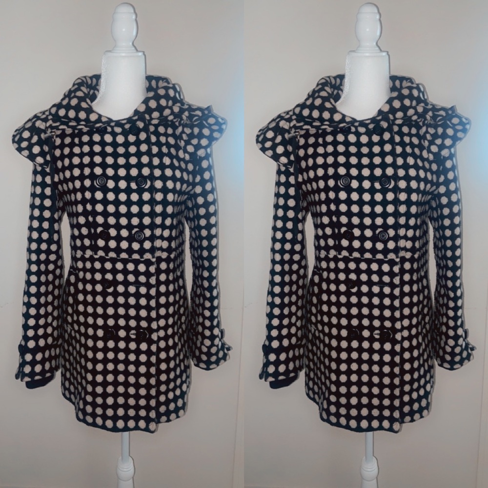 Polka dot coat